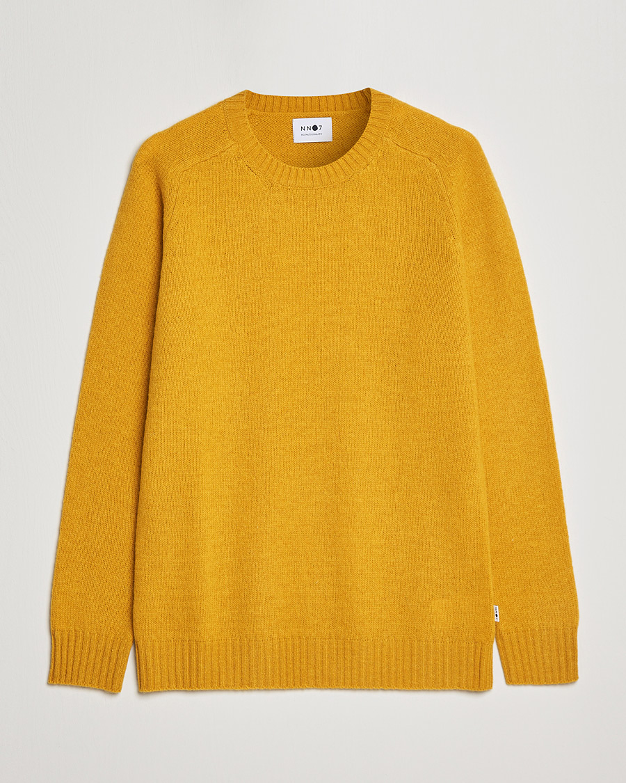 Homme | Pulls Et Tricots | NN07 | Nathan Brushed Crew Neck Yellow