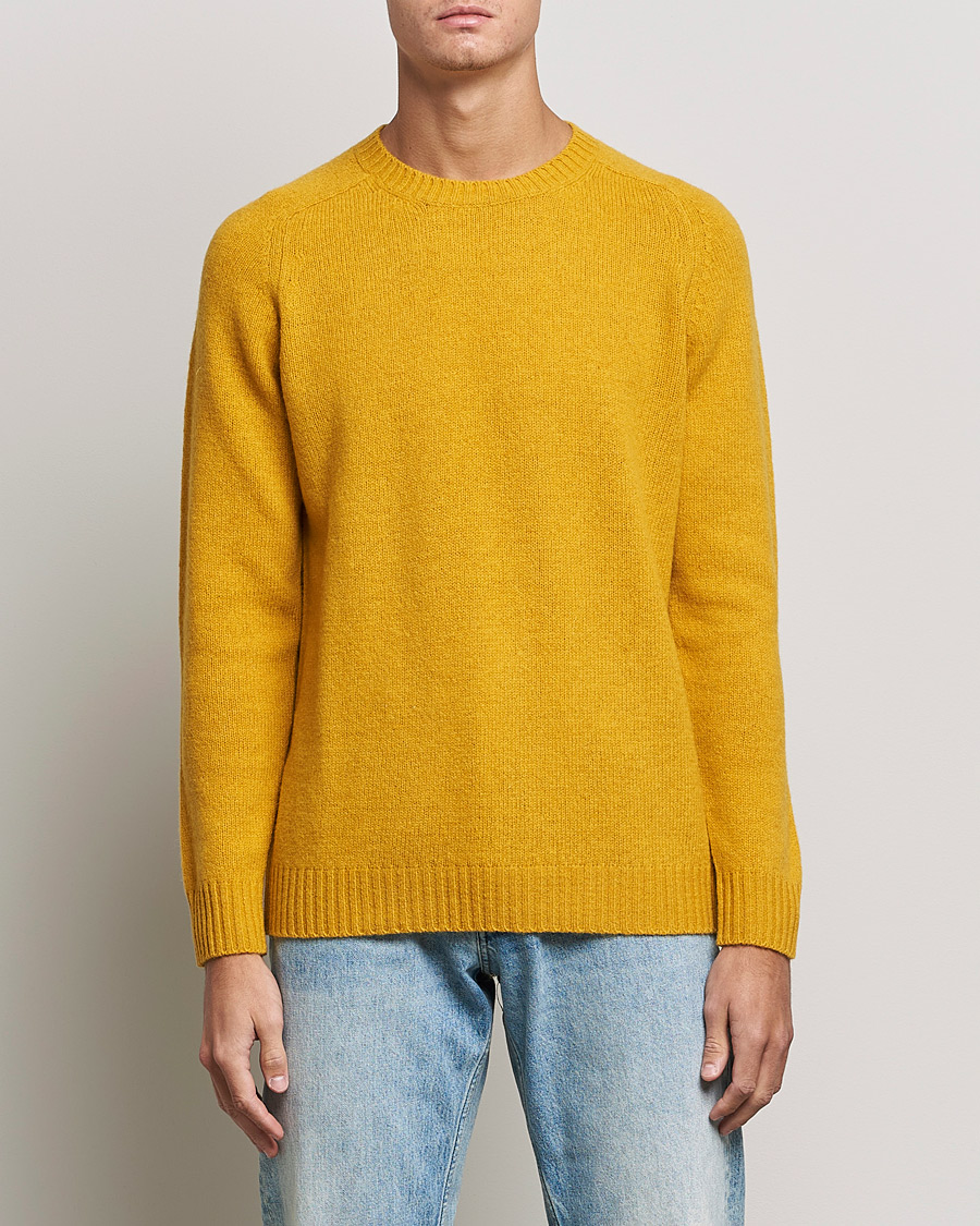 Homme | Pulls Et Tricots | NN07 | Nathan Brushed Crew Neck Yellow