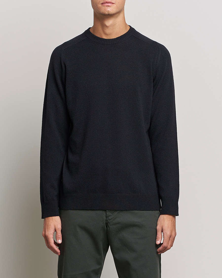 Heren | Truien | NN07 | Edward Lambswool Crew Neck Pullover Black