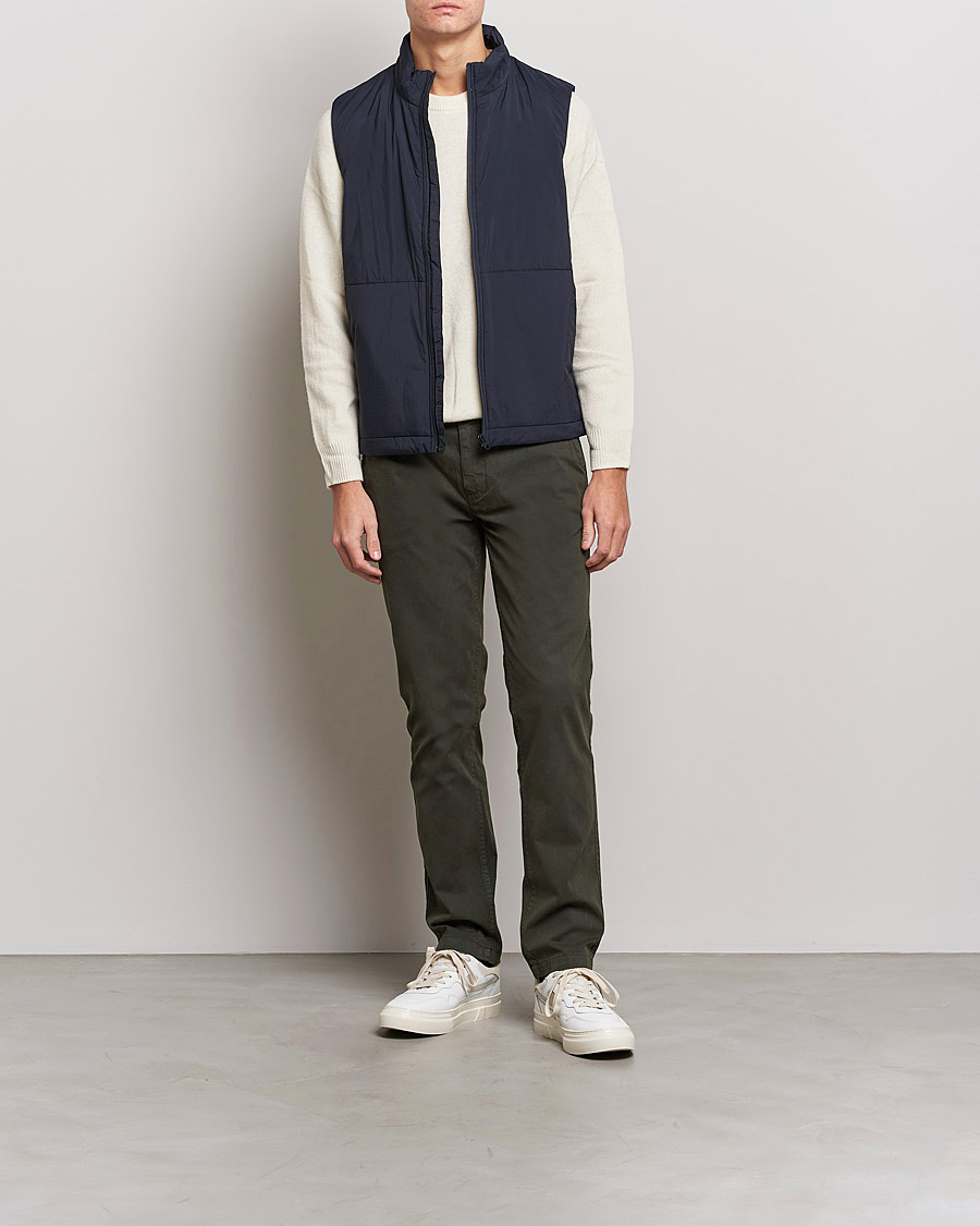 Homme | Pantalons | NN07 | Marco Slim Fit Stretch Chinos Dark Green