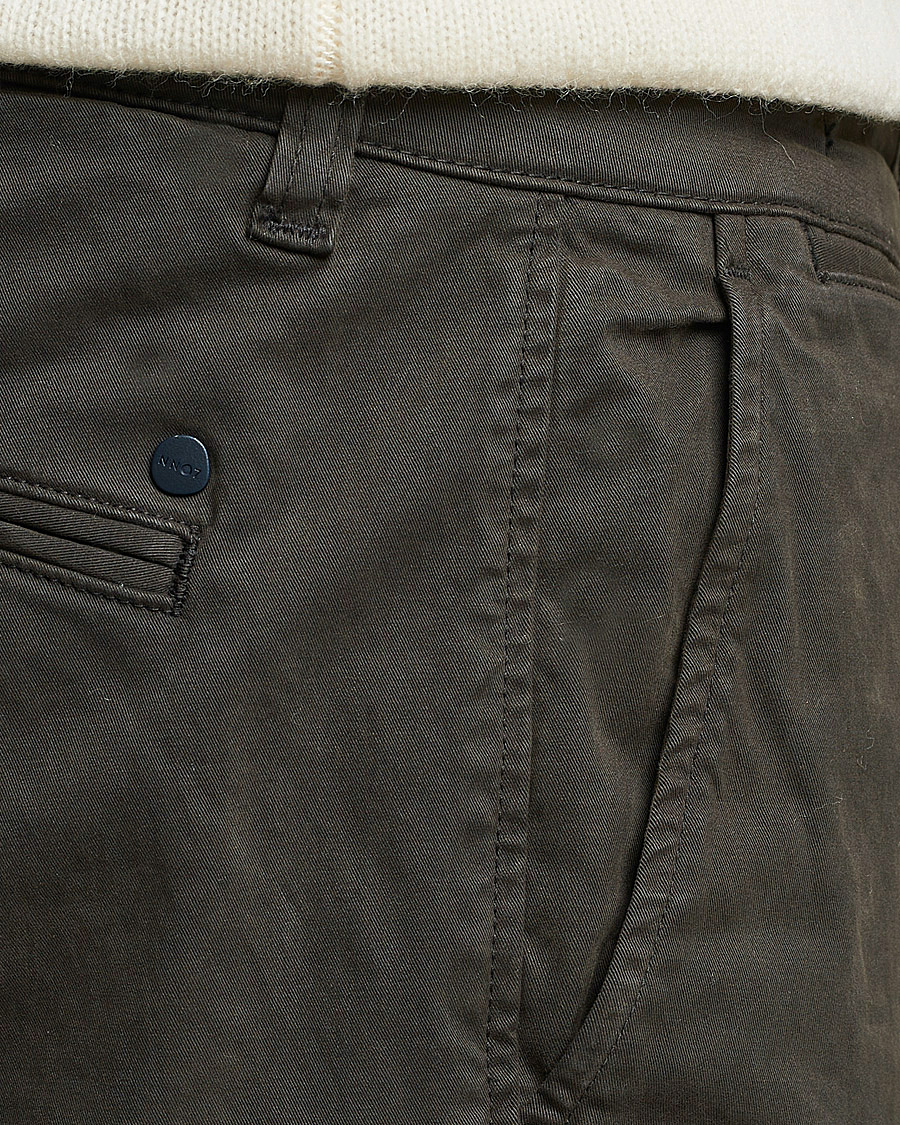 Homme | Pantalons | NN07 | Marco Slim Fit Stretch Chinos Dark Green