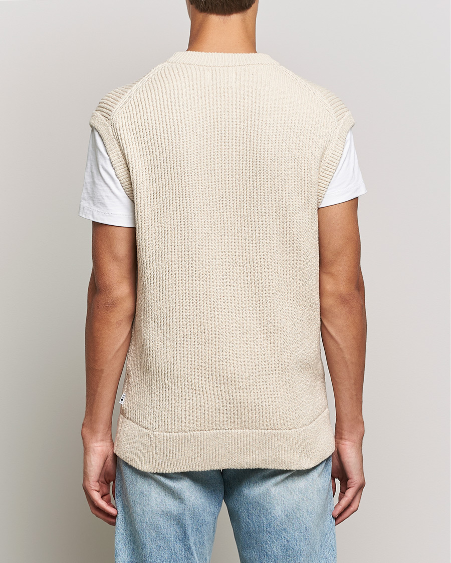 Homme | Pulls Et Tricots | NN07 | Jesse Ribbed Knited Vest Ecru