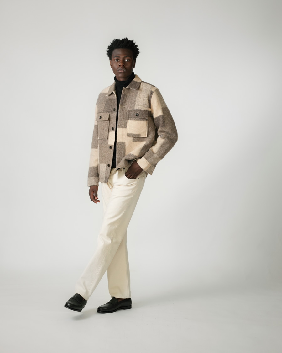 Heren | Jeans | NN07 | Sonny Straight Fit Jeans Ecru