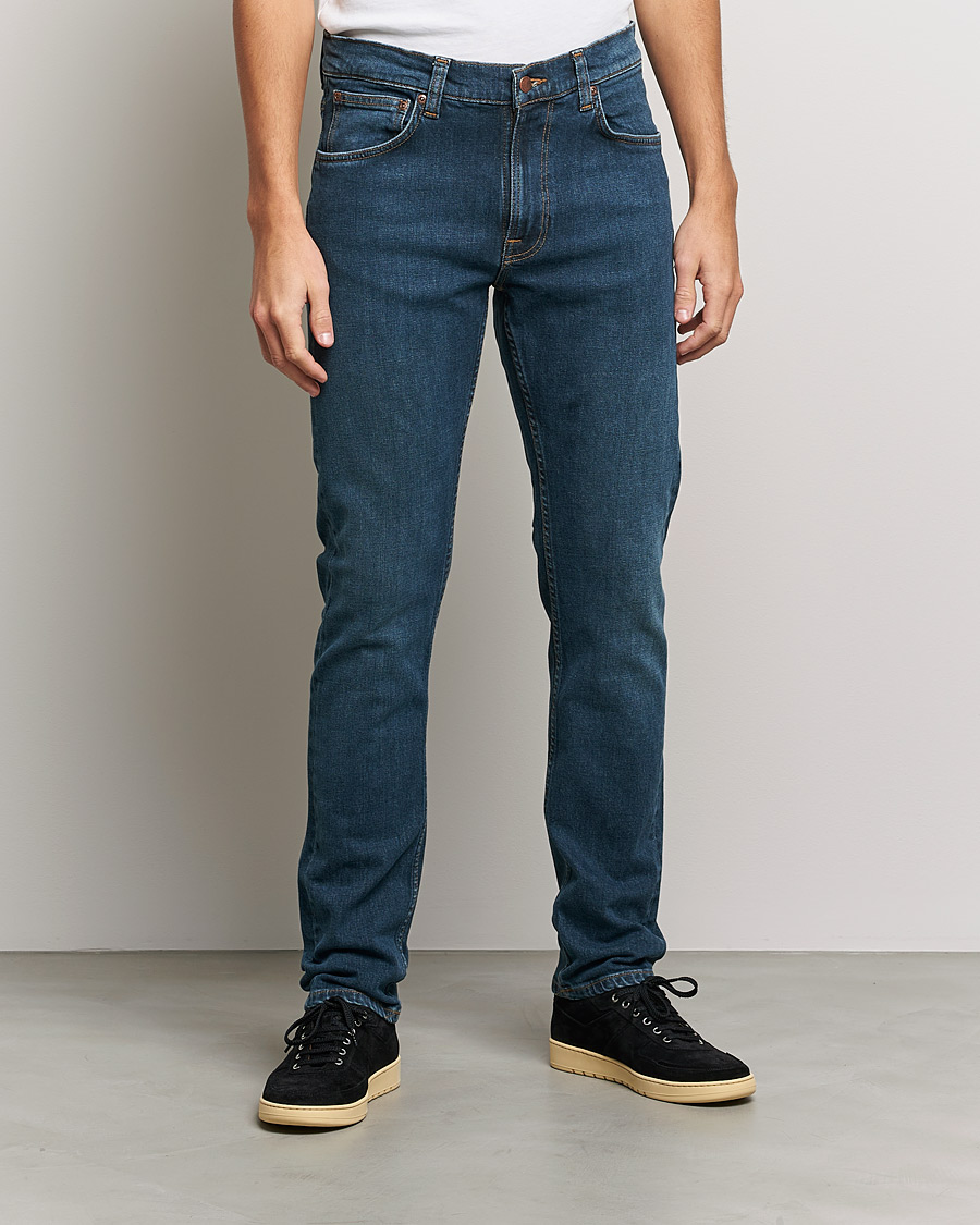 Homme | Jeans | Nudie Jeans | Lean Dean Organic Jeans Blue Rock