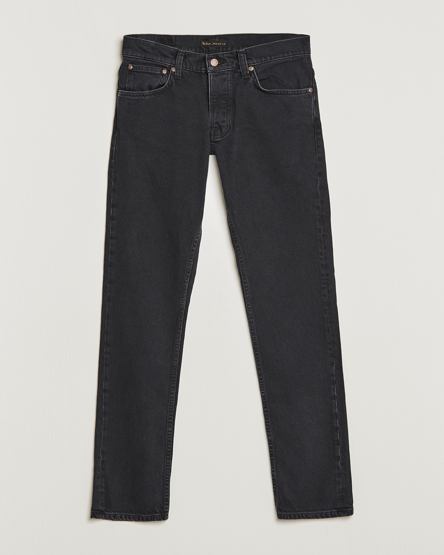 Heren | Jeans | Nudie Jeans | Grim Tim Organic Jeans Almost Black