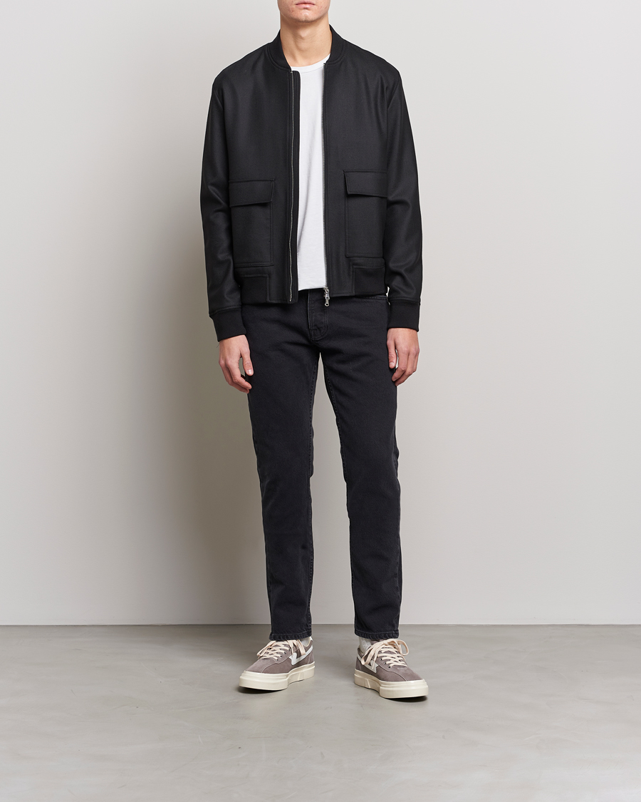 Heren | Jeans | Nudie Jeans | Grim Tim Organic Jeans Almost Black