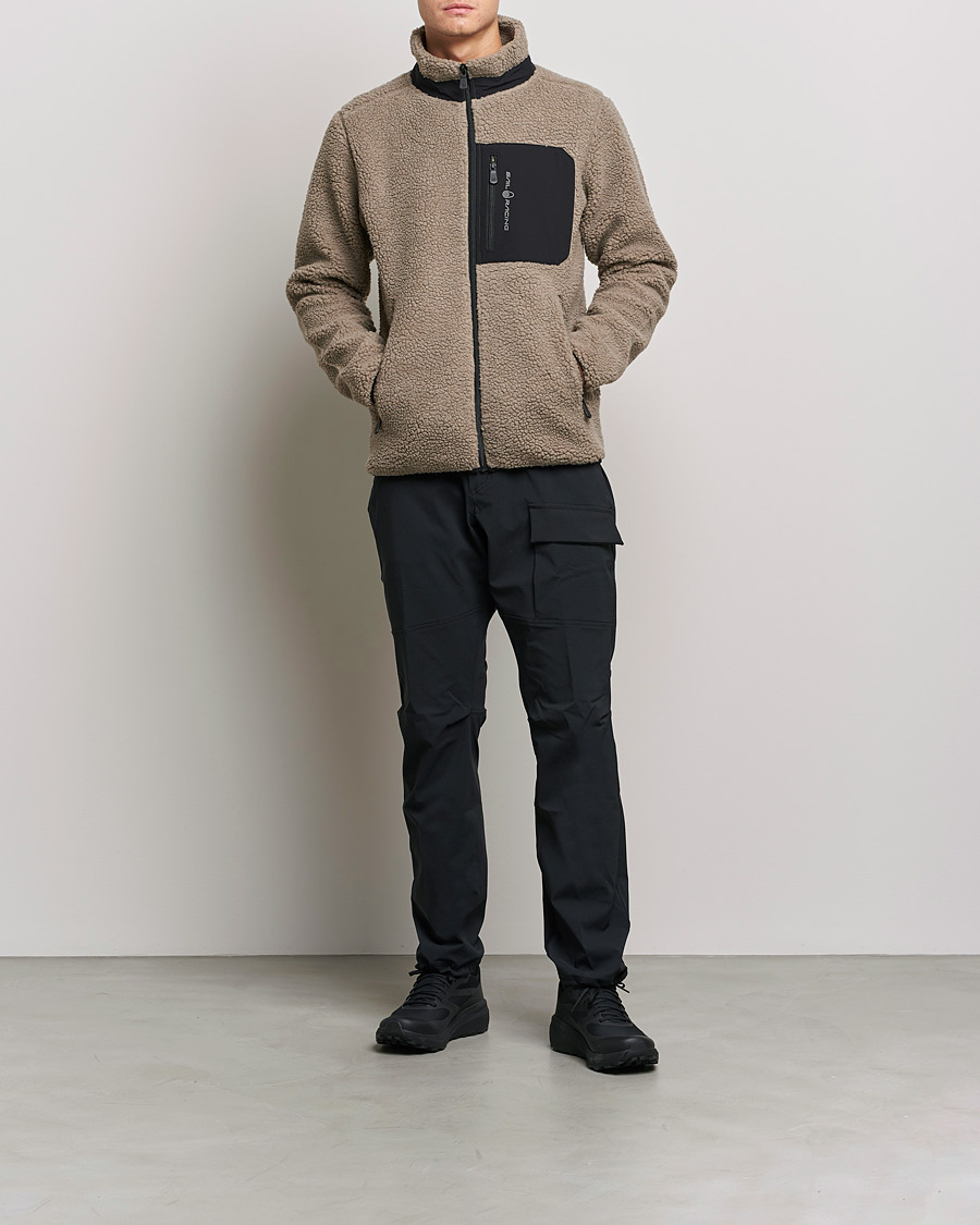 Heren | Truien | Sail Racing | Bowman Pile Zip Jacket Sand