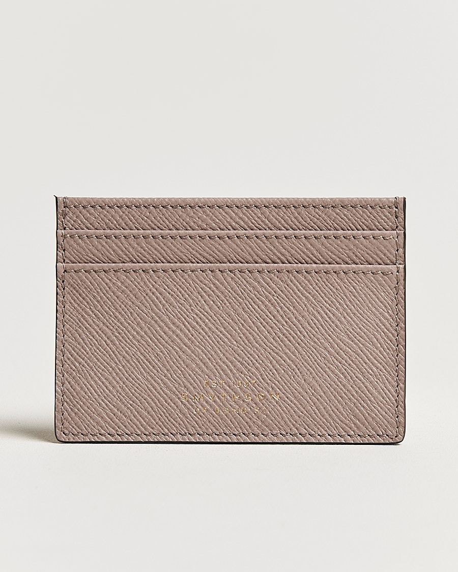 Homme | Smythson Panama Flat Cardholder Taupe | Smythson | Panama Flat Cardholder Taupe