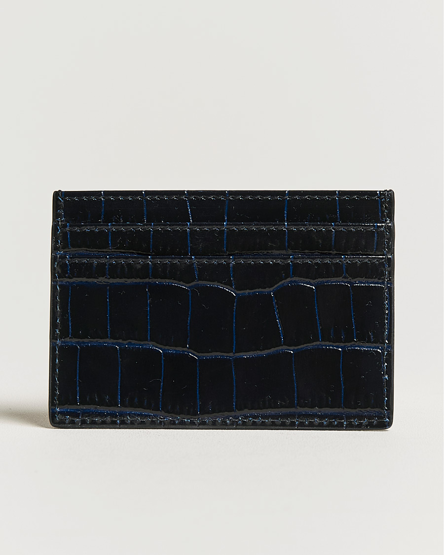 Homme | Portefeuilles | Smythson | Mara Flat Cardholder Navy