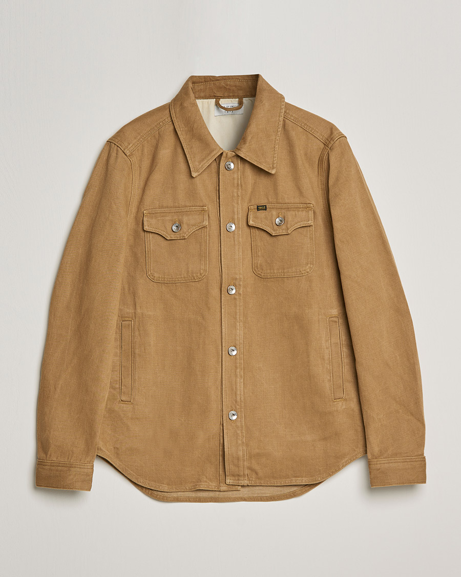 Homme | Manteaux Et Vestes | Tiger of Sweden | Get Denim Jacket Light Camel