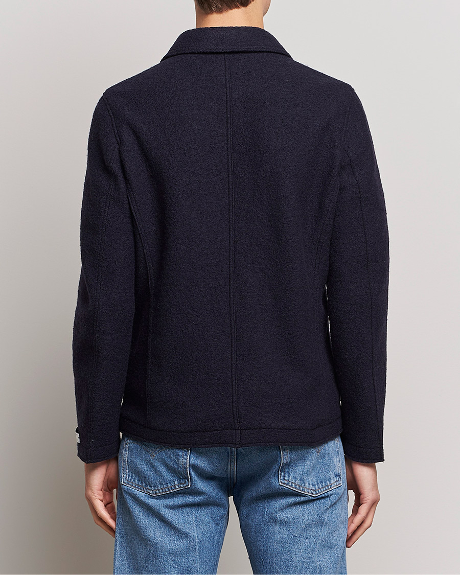 Homme | Blazers | Tiger of Sweden | Gio Knitted Wool Blazer Light Ink