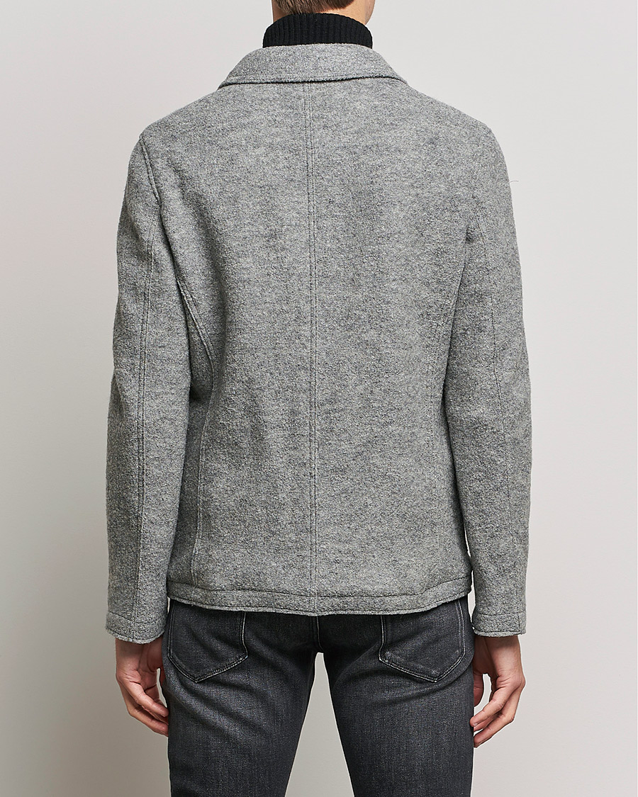 Homme | Blazers | Tiger of Sweden | Gio Knitted Wool Blazer Light Grey