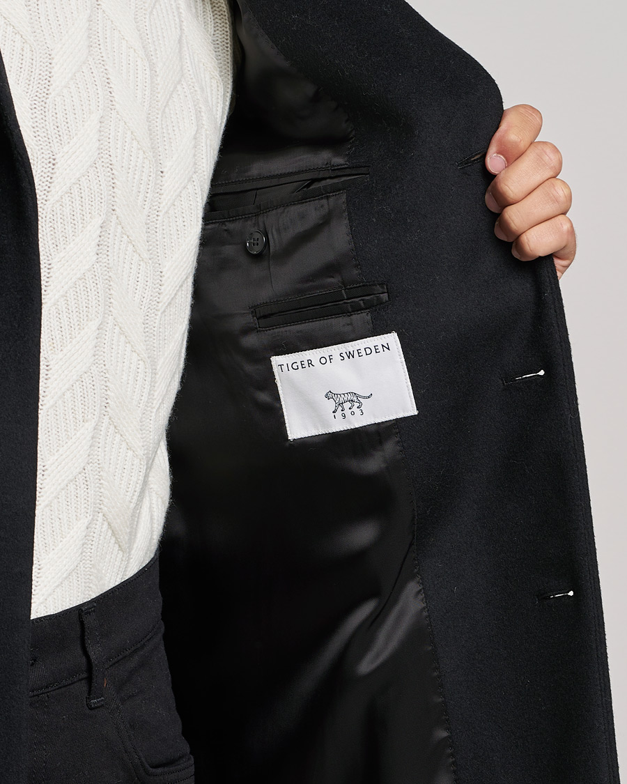 Homme | Manteaux Et Vestes | Tiger of Sweden | Cempsey Wool Cashmere Coat Black