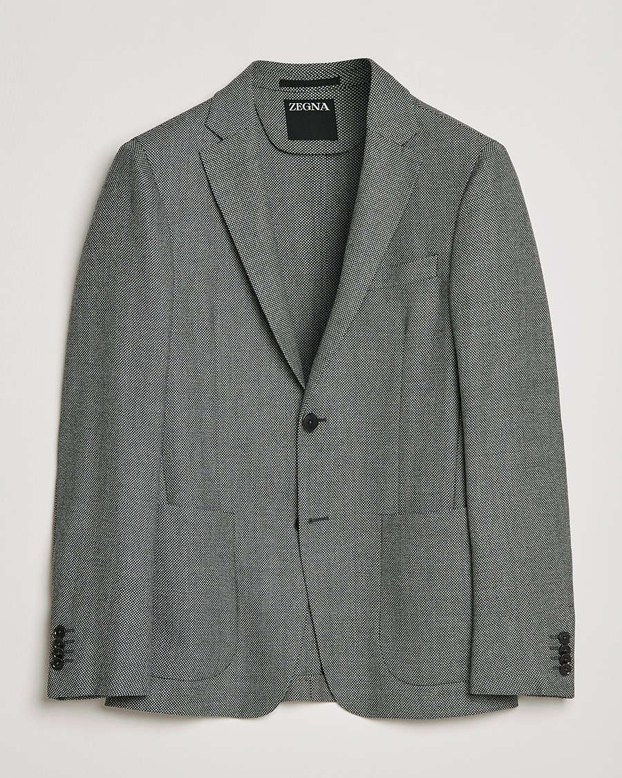 Homme | Blazers | Zegna | Unconstructed Wool Blazer Light Grey
