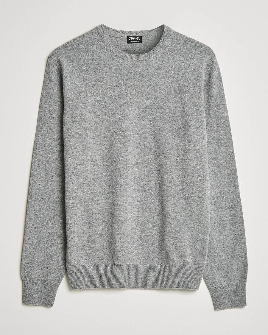 Homme | Pulls Et Tricots | Zegna | Oasi Cashmere Crew Neck Grey Melange