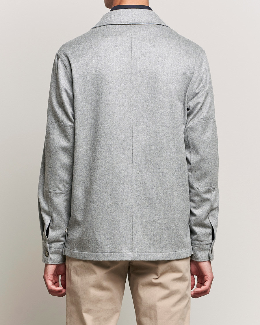 Heren | Overhemden | Zegna | Oasi Cashmere Overshirt Light Grey