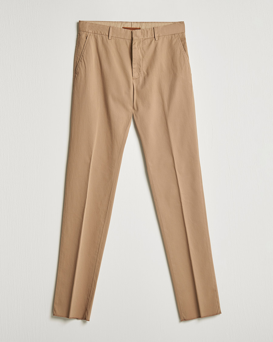 Homme | Pantalons | Zegna | Premium Cotton Chinos Beige