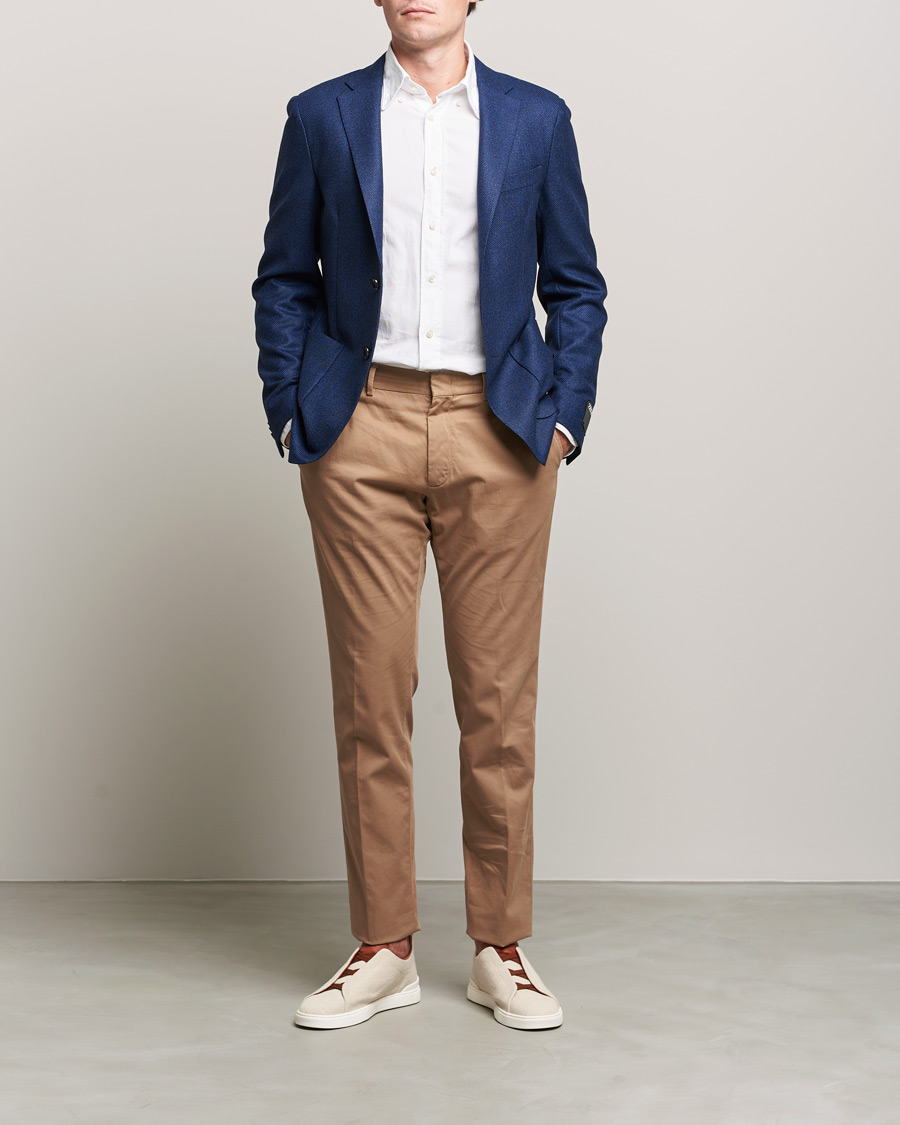 Homme | Pantalons | Zegna | Premium Cotton Chinos Beige