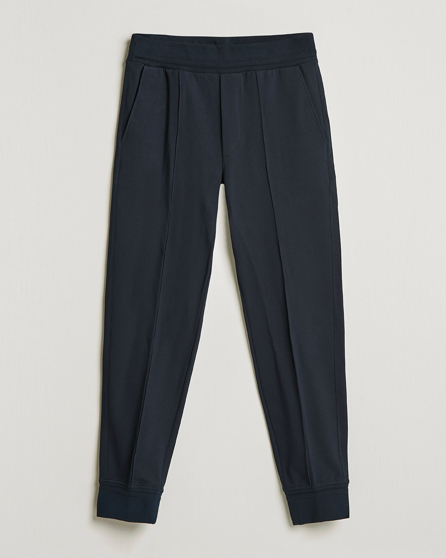 Heren | Broeken | Zegna | Cotton Stretch Joggers Navy