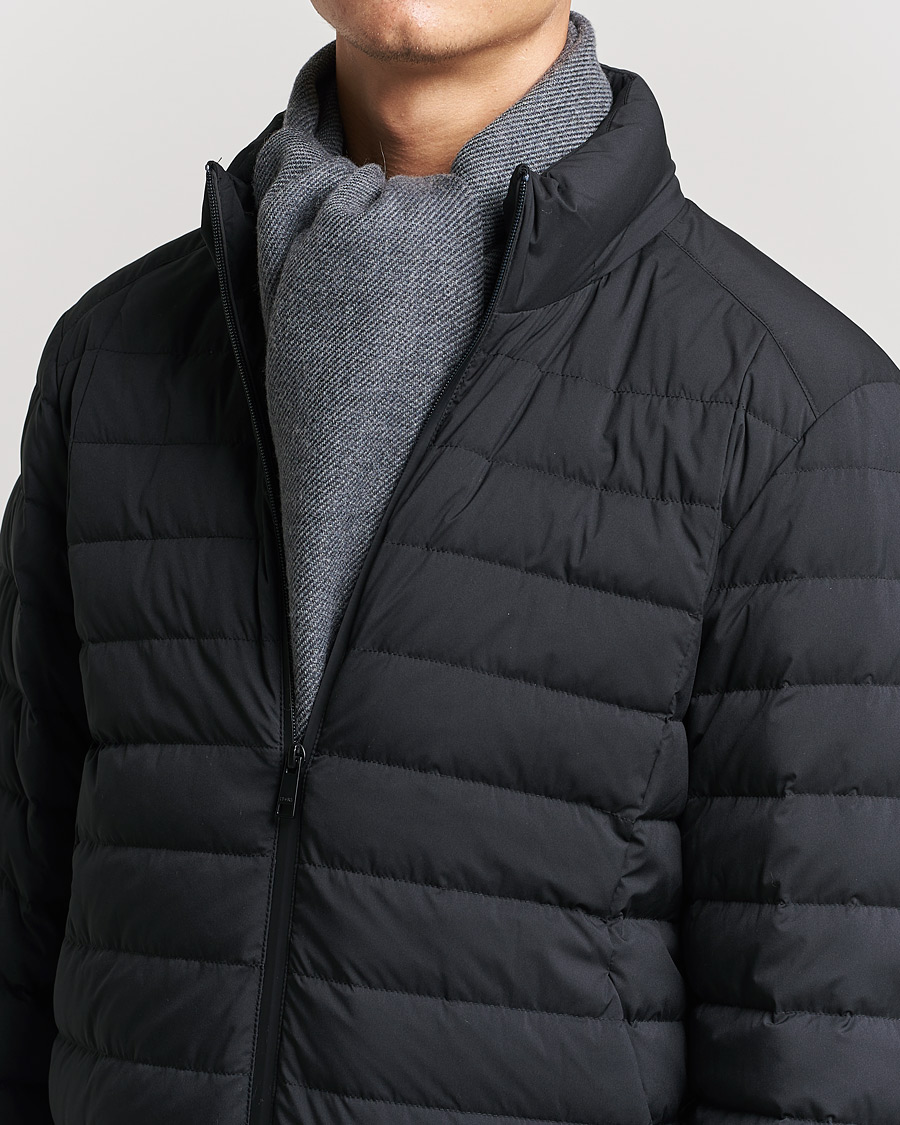 Heren | Zegna Bicolor Wool Scarf Dark Grey | Zegna | Bicolor Wool Scarf Dark Grey