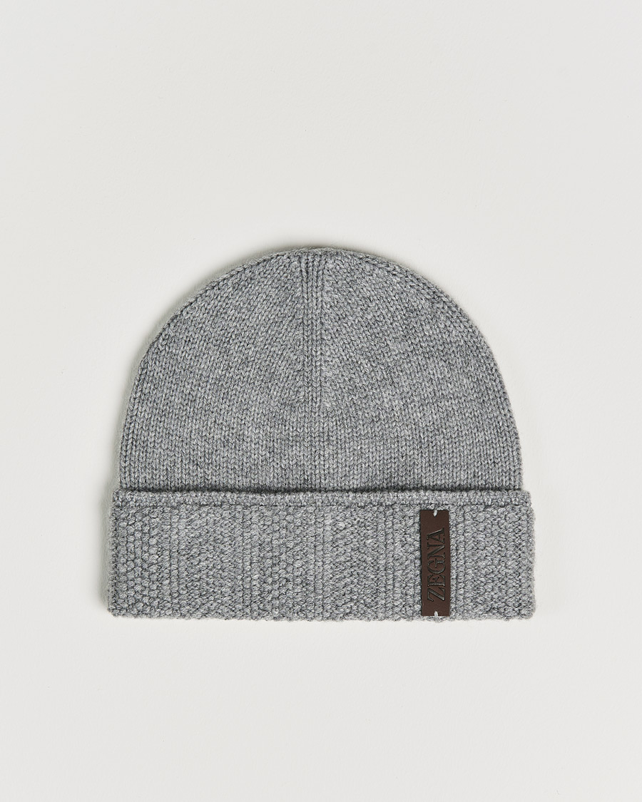 Heren | Zegna Cashmere Beanie Light Grey | Zegna | Cashmere Beanie Light Grey