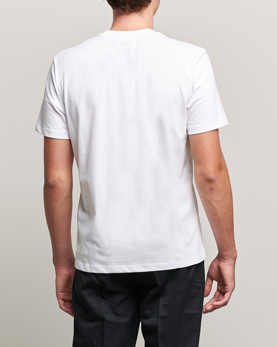 Heren | T-shirts | AMI | Heart Logo T-Shirt White