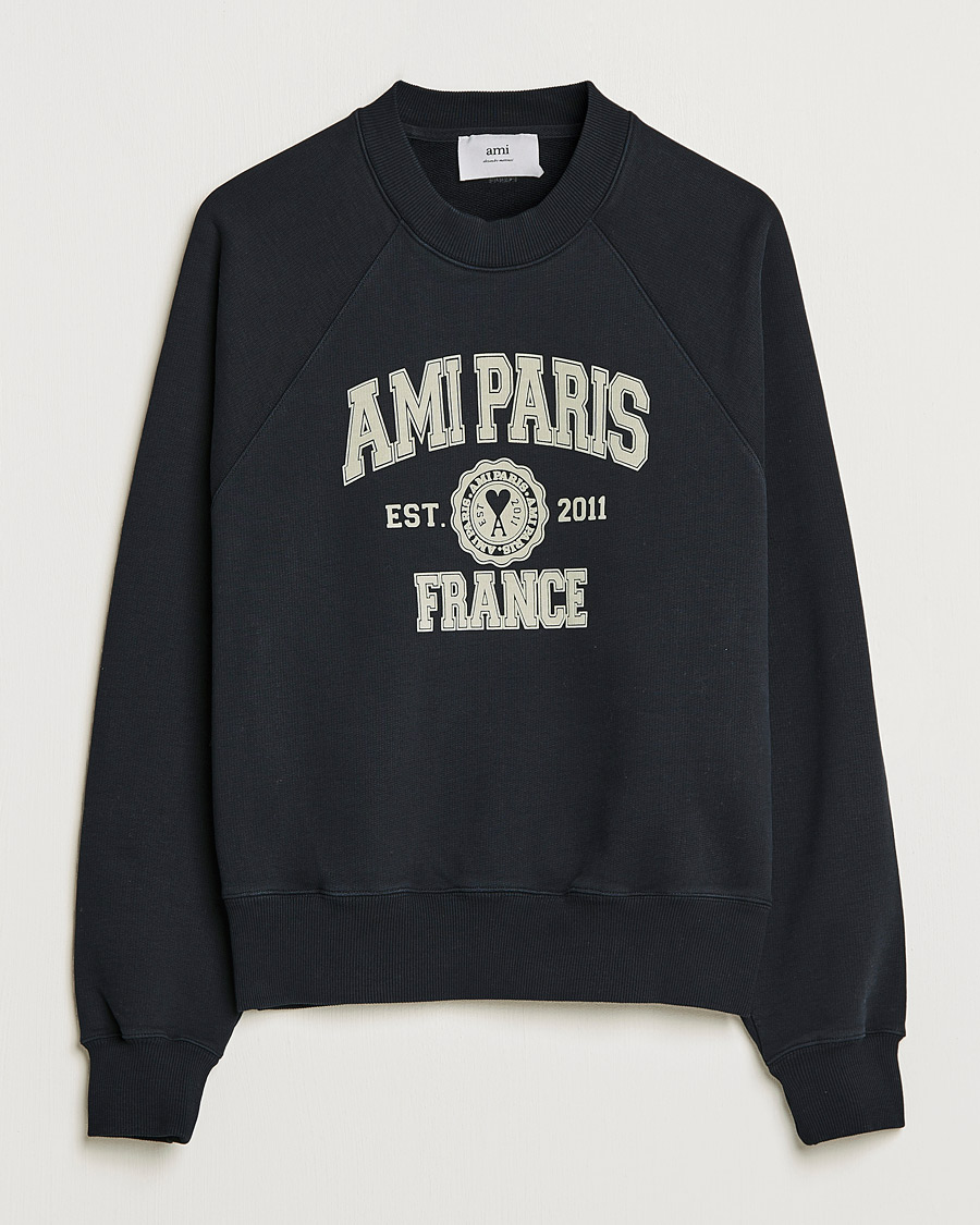 Homme | Pulls Et Tricots | AMI | Paris College Sweatshirt Black