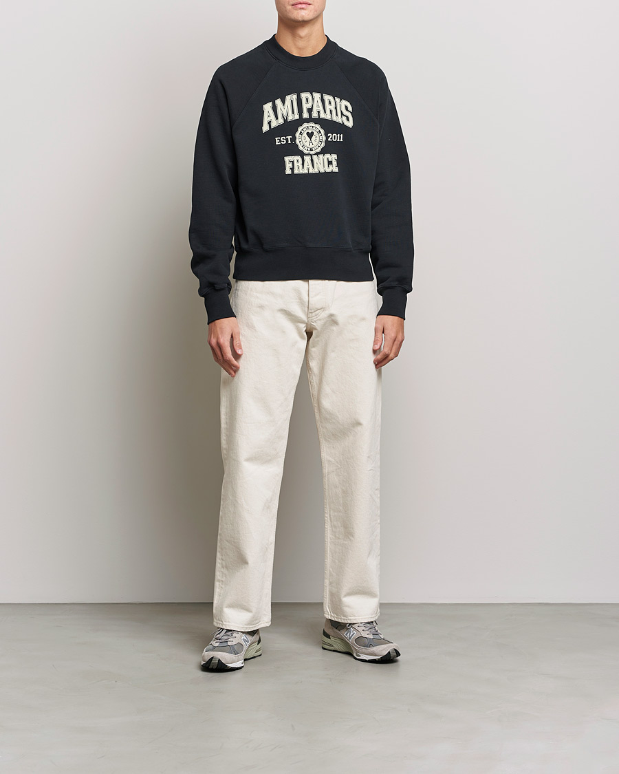 Homme | Pulls Et Tricots | AMI | Paris College Sweatshirt Black