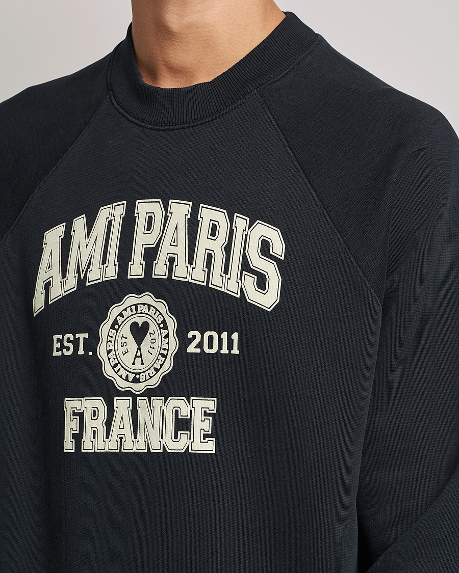 Homme | Pulls Et Tricots | AMI | Paris College Sweatshirt Black