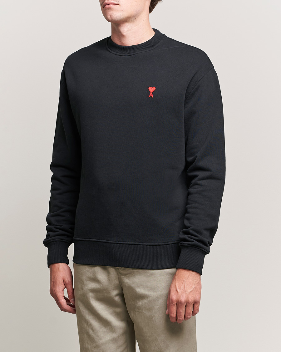 Heren | Truien | AMI | Heart Logo Sweatshirt Black