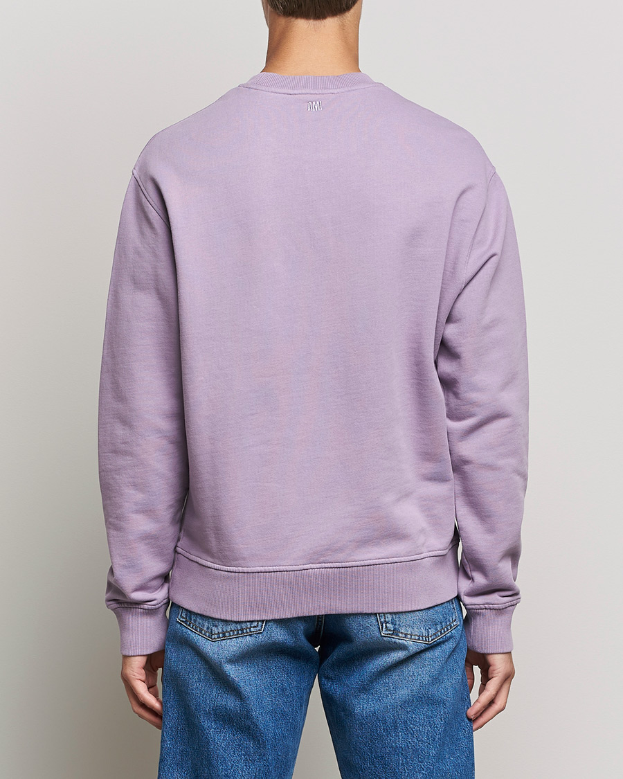 Homme | Pulls Et Tricots | AMI | Heart Logo Sweatshirt Washed Purple
