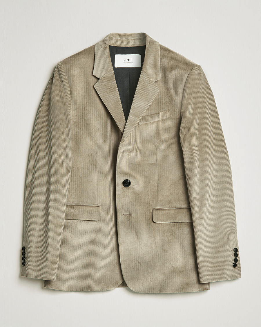 Homme | Blazers | AMI | Corduroy Blazer Beige
