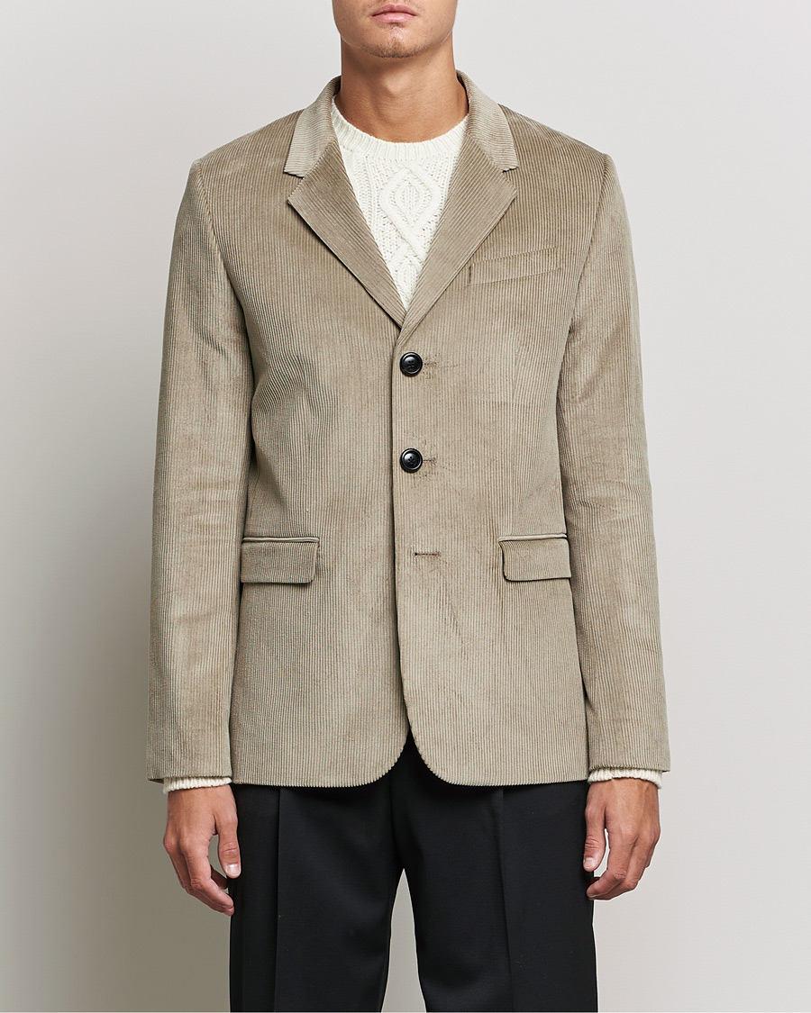 Homme | Blazers | AMI | Corduroy Blazer Beige