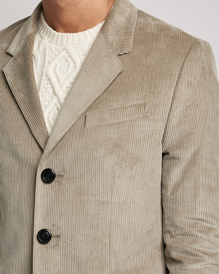 Homme | Blazers | AMI | Corduroy Blazer Beige