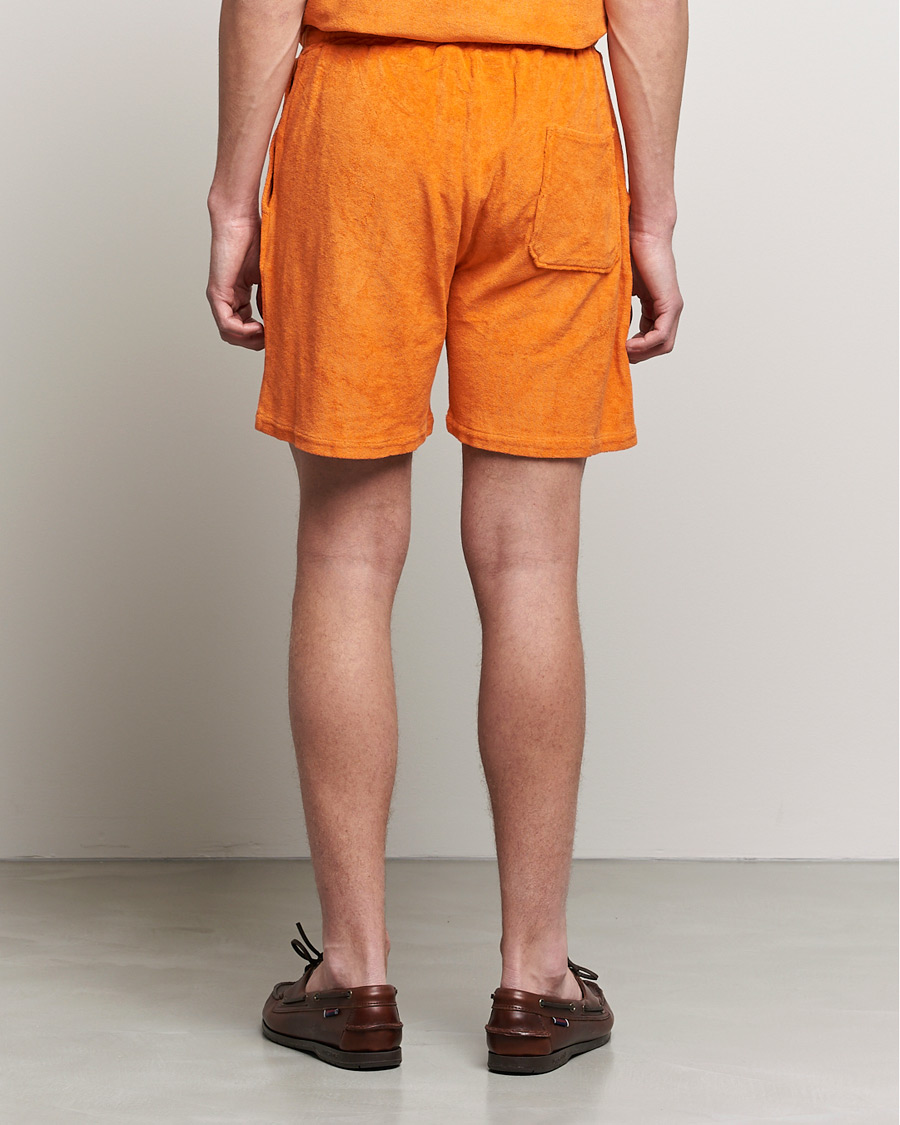 Heren | Korte broek | Stenströms | Towelling Cotton Shorts Orange