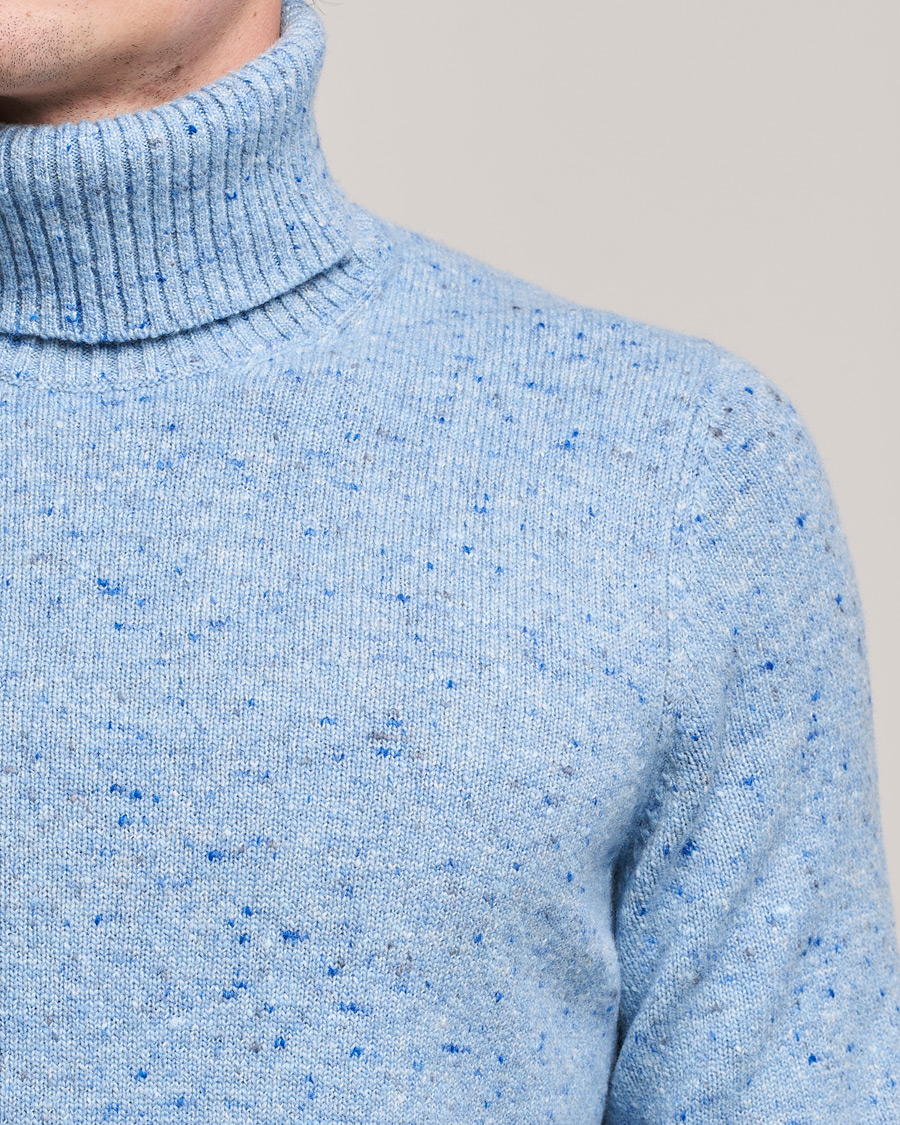 Heren | Truien | Brunello Cucinelli | Cashmere Blend Rollneck Light Blue