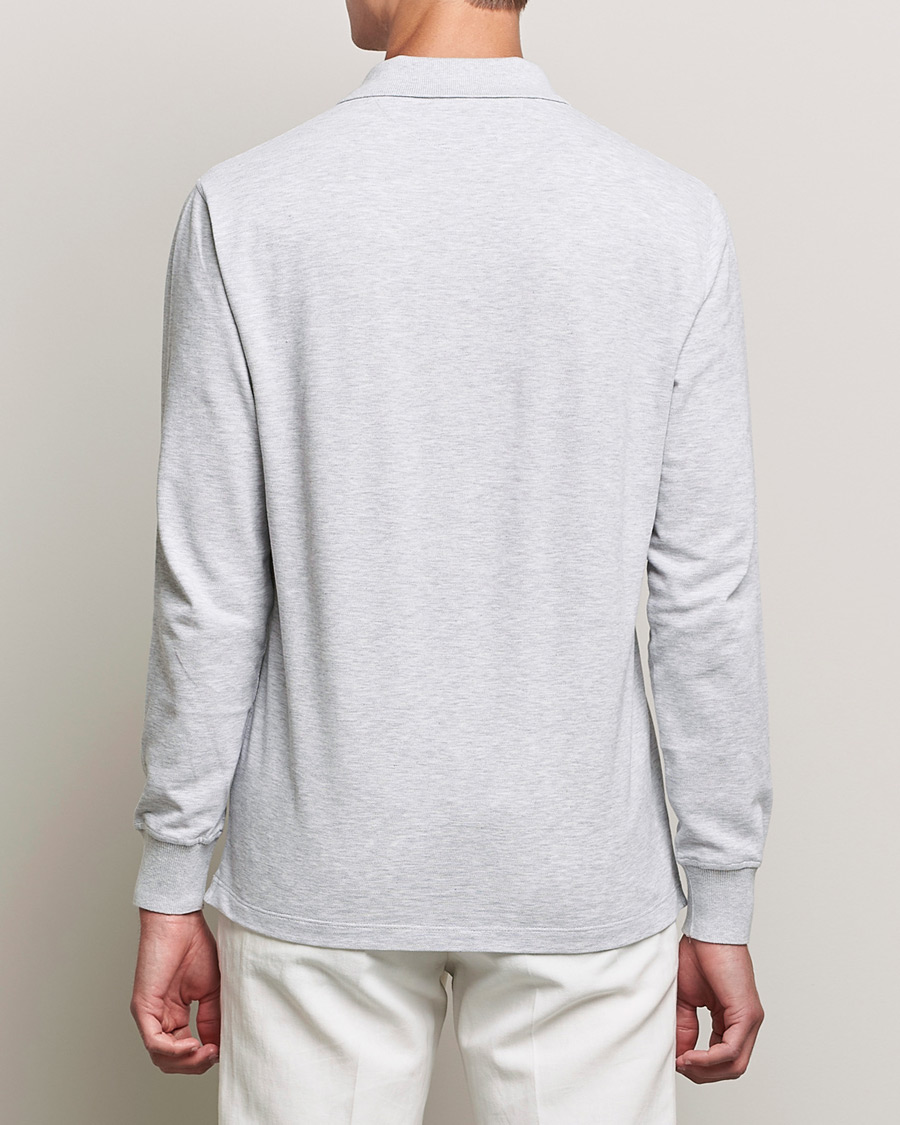 Homme | Pulls Et Tricots | Brunello Cucinelli | Long Sleeve Polo Light Grey