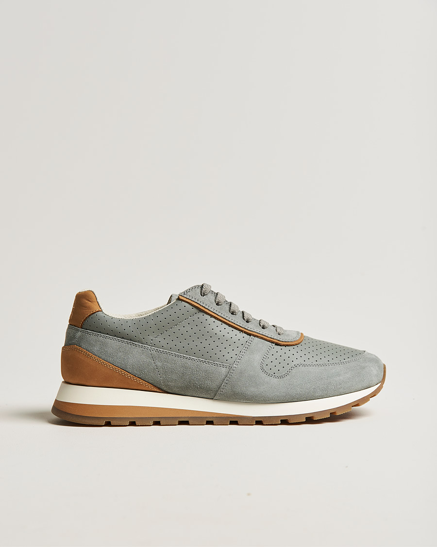 Homme | Brunello Cucinelli Running Sneaker Grey Suede | Brunello Cucinelli | Running Sneaker Grey Suede