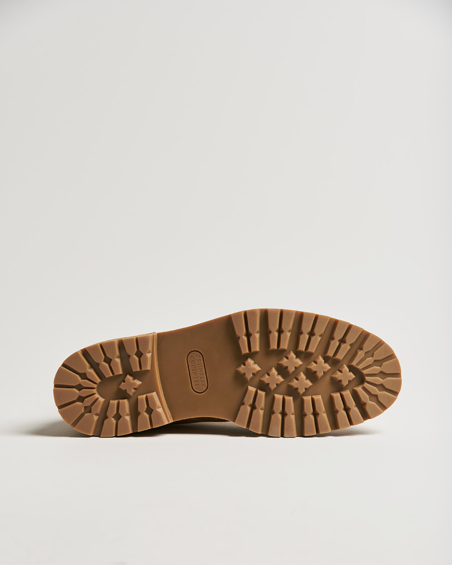 Homme | Brunello Cucinelli Plain Toe Boot Brown Suede | Brunello Cucinelli | Plain Toe Boot Brown Suede