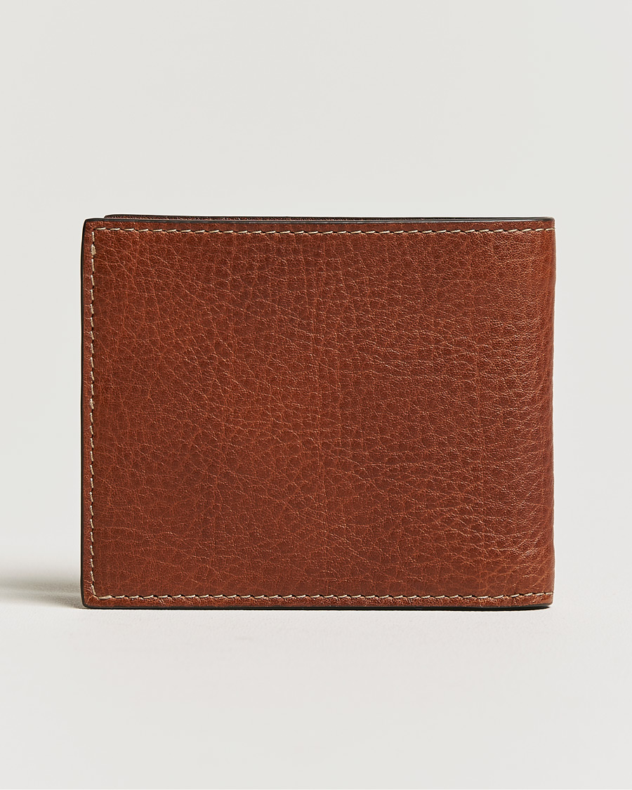 Heren | Brunello Cucinelli Grain Leather Wallet Cognac | Brunello Cucinelli | Grain Leather Wallet Cognac