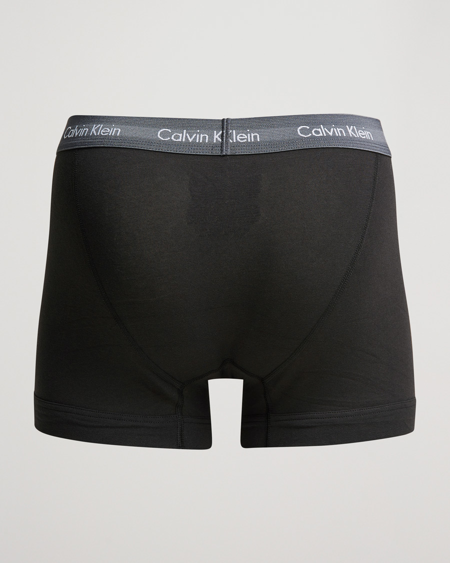 Homme | Sous-Vêtements Et Chaussettes | Calvin Klein | Cotton Stretch 3-Pack Trunk Grey/Light Grey/Olive