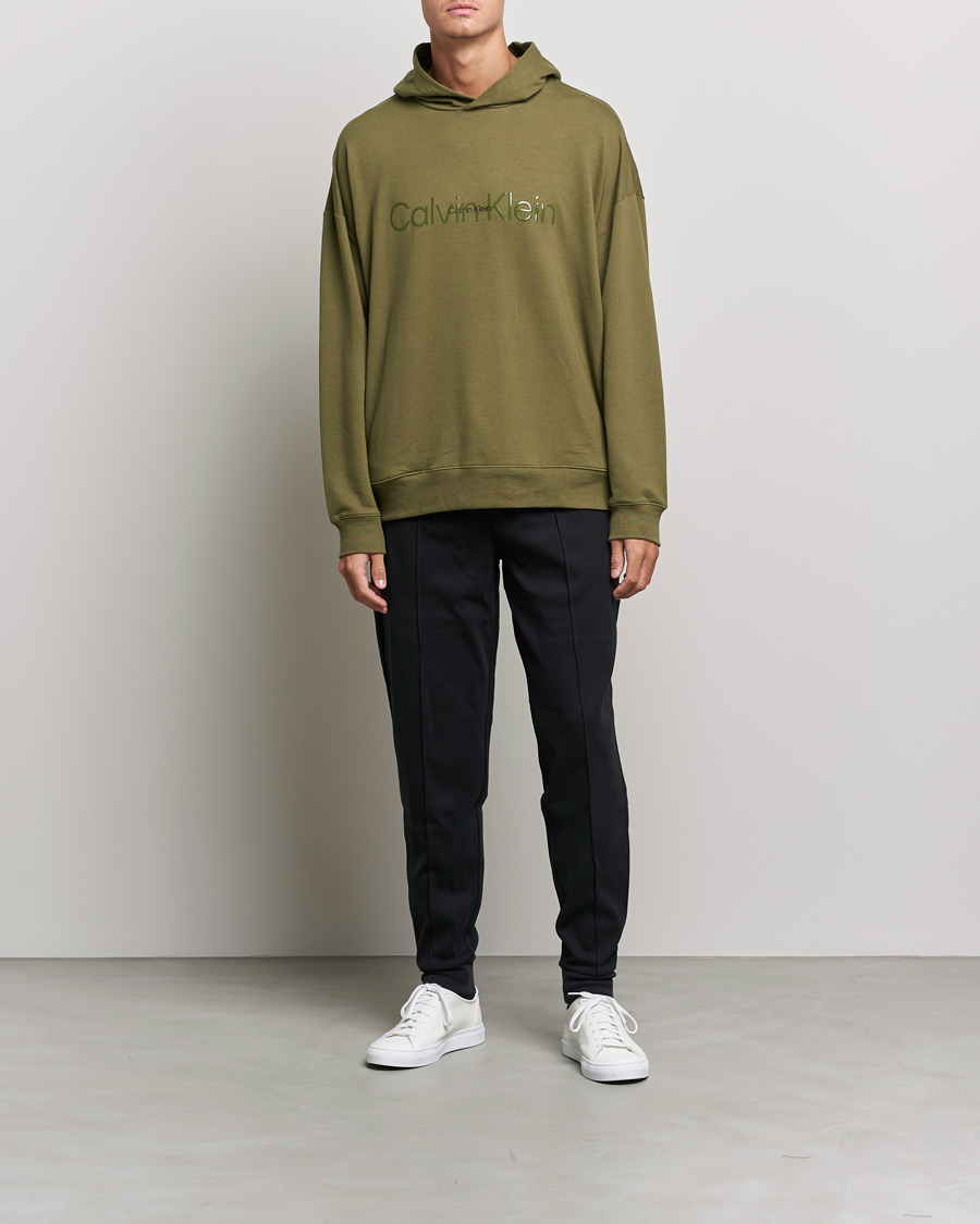 Heren | Truien | Calvin Klein | Loungewear Logo Hoodie Olive