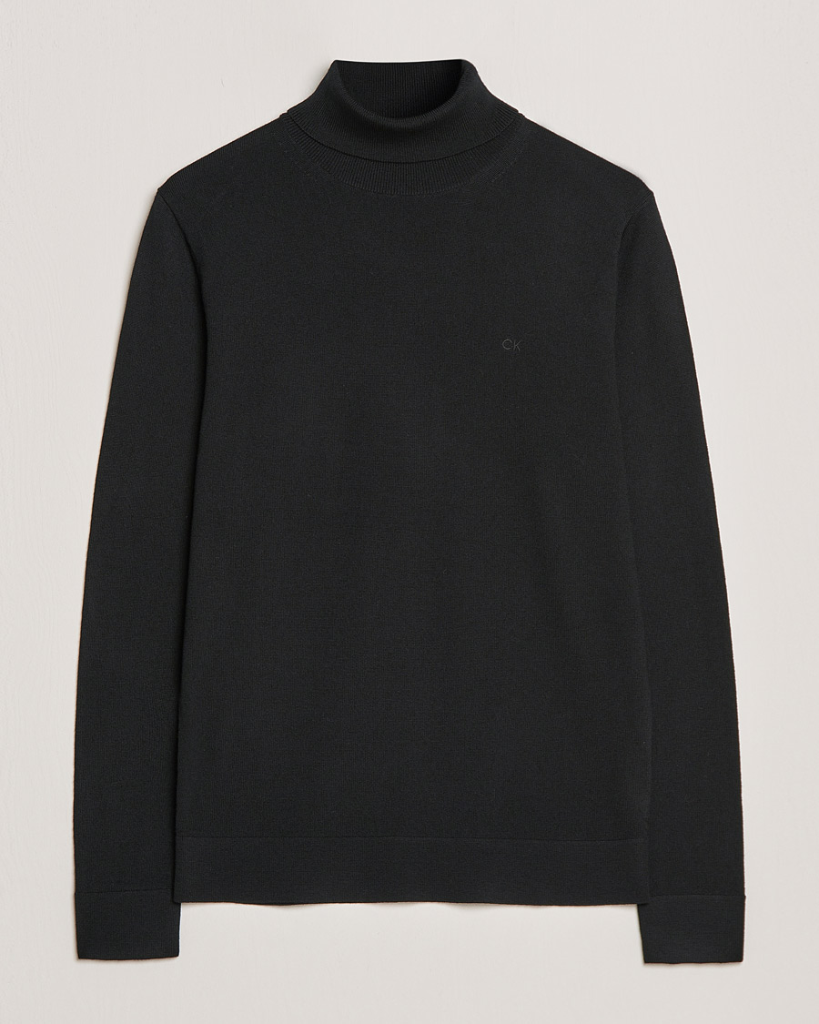 Homme | Pulls Et Tricots | Calvin Klein | Superior Wool Rollneck Black