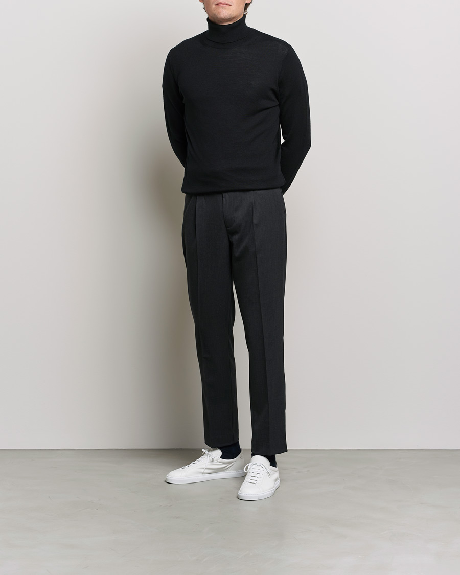Homme | Pulls Et Tricots | Calvin Klein | Superior Wool Rollneck Black