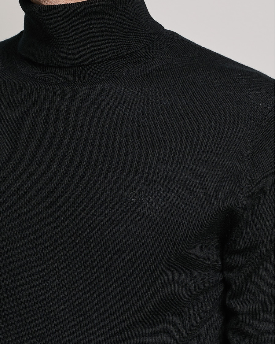 Homme | Pulls Et Tricots | Calvin Klein | Superior Wool Rollneck Black