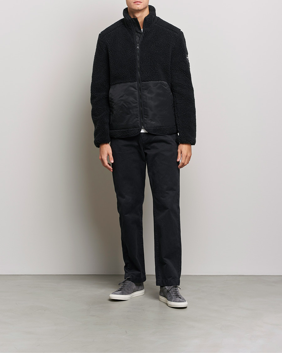 Homme | Pulls Et Tricots | Calvin Klein | Teddy Full Zip Sweater Black