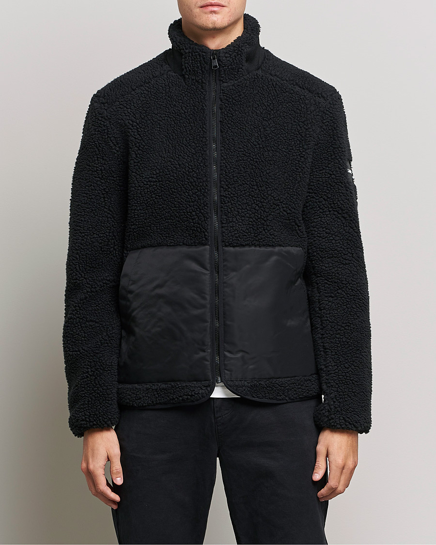 Homme | Pulls Et Tricots | Calvin Klein | Teddy Full Zip Sweater Black