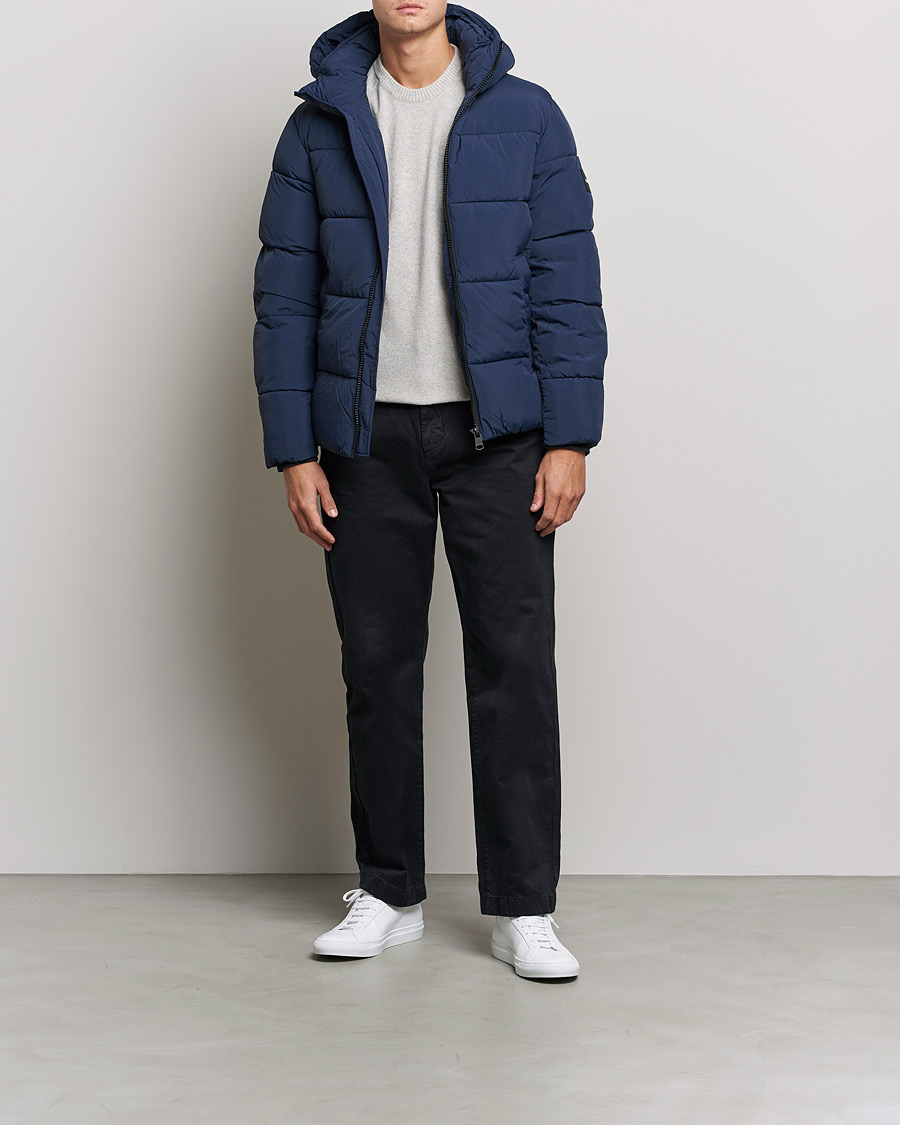 Heren | Jassen | Calvin Klein | Crinkle Nylon Puffer Jacket Navy