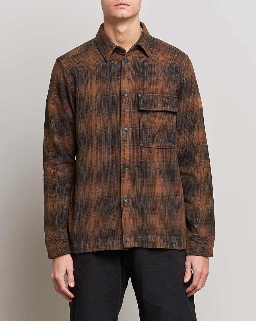 Homme | Chemises | Calvin Klein | Blurred Checked Overshirt Chester Brown
