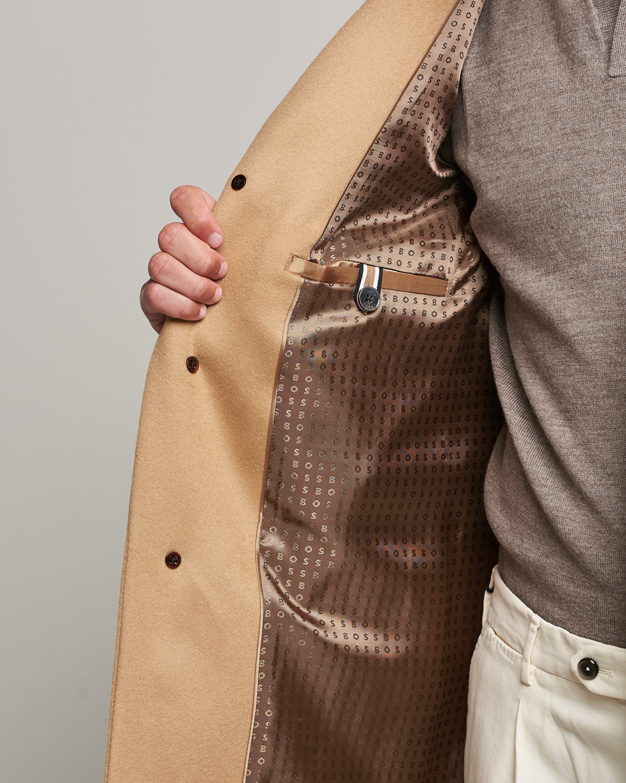 Homme | Manteaux Et Vestes | BOSS BLACK | BOSS Hyde Wool/Cashmere Coat Medium Beige